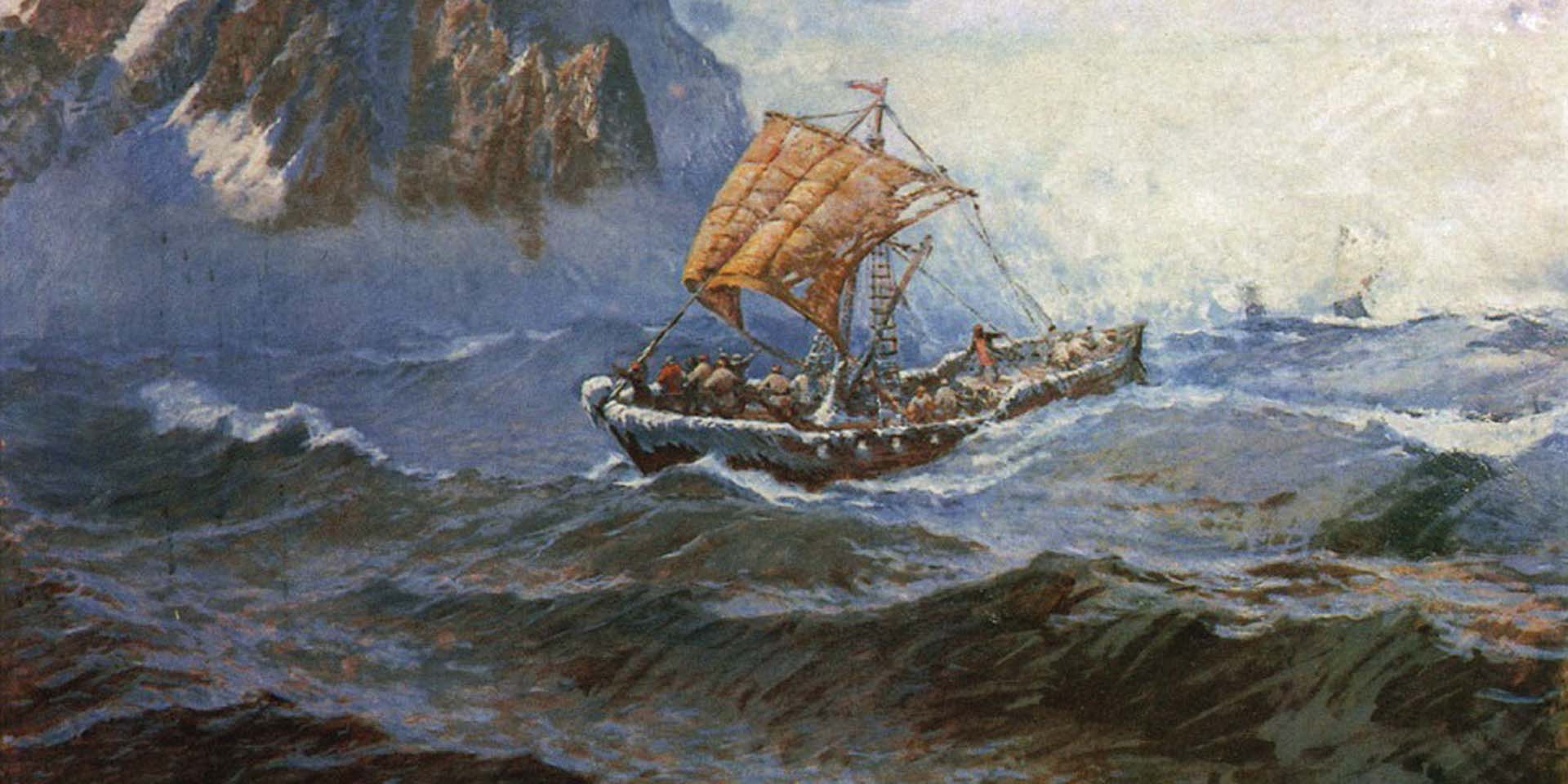 Экспедиции 1648 года. Коч Дежнева корабль. Кочи экспедиции Дежнева. Поморский Коч семена Дежнева.